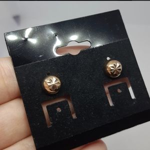 Gold Vermeil Sterling Silver Studs